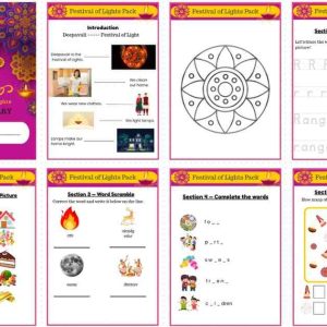 Happy Deepavali – Festival of Lights Activity Pack Lower & Upper Primary Edition