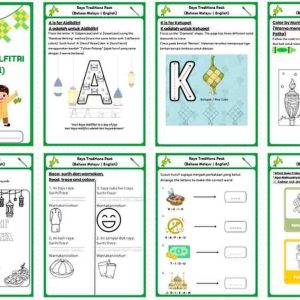 Fun & Educational Raya Traditions Pack: Printable Worksheets for Kids